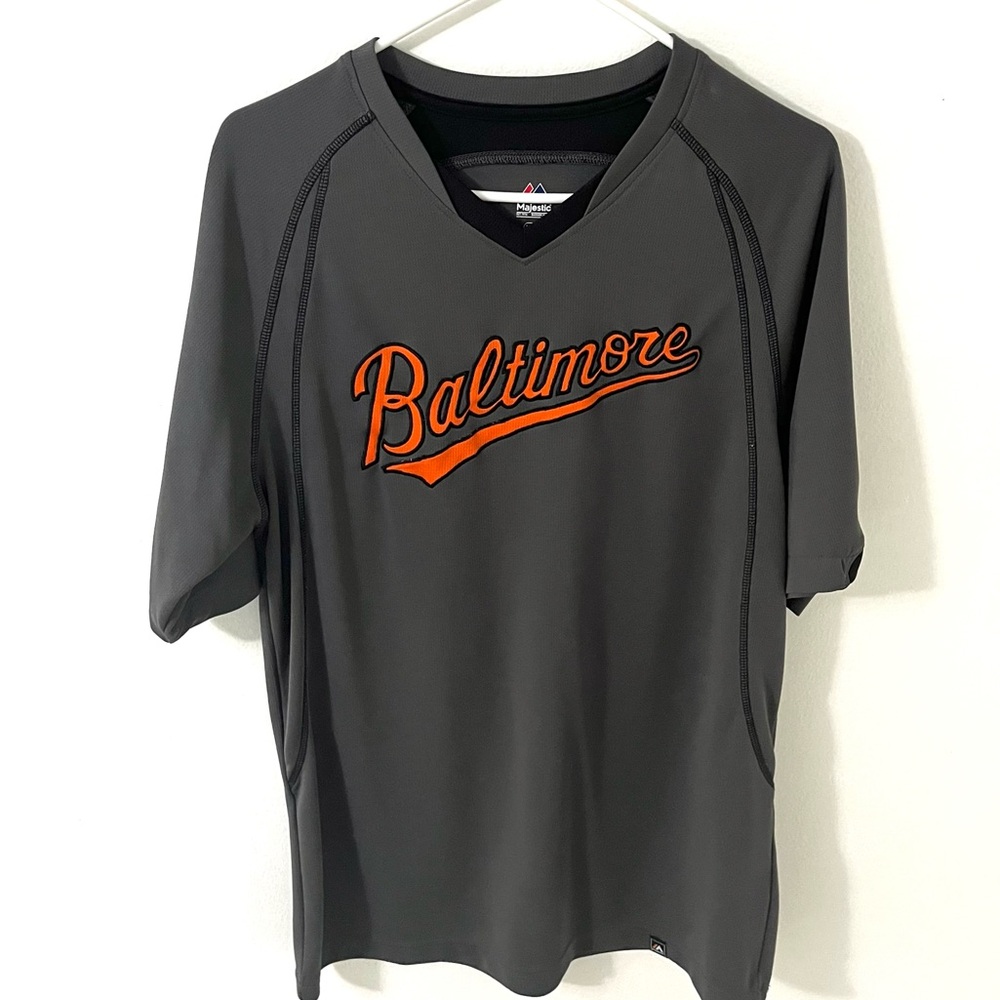 Majestic MLB Baltimore Orioles Baseball Jersey/Shirt, Size: Medium